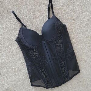 3/$25 La Senza Black Lace Corset